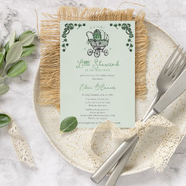 Lucky Little Kleeblatt St Patricks Baby Dusche Einladung