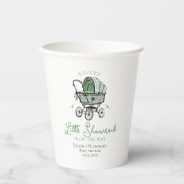 Lucky Little Kleeblatt St Patricks Baby Dusche Pappbecher