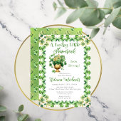 Lucky Little Kleeblatt St. Patrick's Baby Shower Einladung
