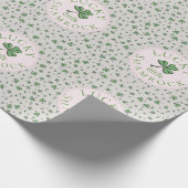 Lucky Little Kleeblatt St Patricks Day Geschenkpapier (Ecke)