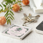 Lucky Little Kleeblatt St Patricks Day Kinderdusch Schlüsselanhänger (Seite)