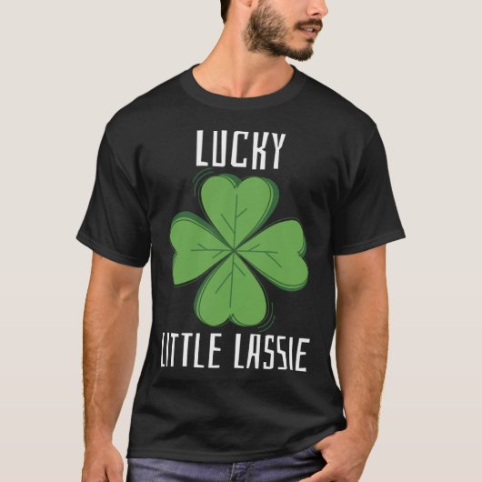 Lucky Little Lassie Teacher St Patrick's Day Party T-Shirt (Vorderseite)