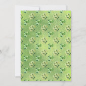 Lucky Little Leprechaun St. Patrick's Baby Shower Einladung (Rückseite)