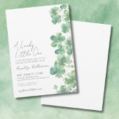 Lucky Little One St. Patrick's Day Baby Shower Einladung