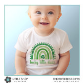Lucky Little Typ Rainbow Kleeblatt St Patrick's Baby Strampler
