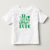Lucky Little Typ St. Patrick's Day Kleinkind T-shirt (Vorderseite)