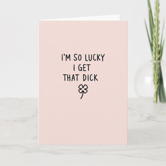 Lucky Love Appreciation Card Karte (Vorderseite)