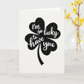 Lucky Love Classic Karte (Gelbe Blume)