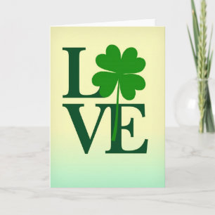 Lucky Love Smaragd-Karte Karte