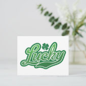 Lucky Lucky Postkarte (Stehend Vorderseite)