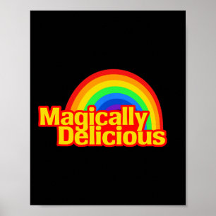 Lucky Magisch Lecker St. Patricks Tag Regenbogen Poster