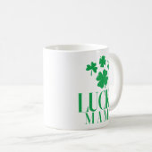 Lucky Mama Classic Tasse – Shamrock-Mutter-Kaffeet (VorderseiteRechts)