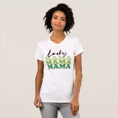 Lucky Mama Green St. Patrick's Day T-Shirt (Vorne ganz)
