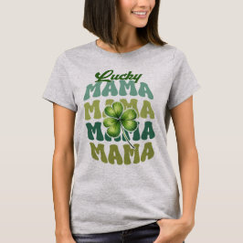 Lucky Mama Kleeblatt Frauen T - Shirt