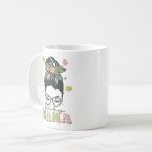 Lucky Mama - Messy Bun - Clover St. Patrick's Kaffeetasse (Vorderseite Links)