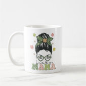 Lucky Mama - Messy Bun - Clover St. Patrick's Kaffeetasse (Links)