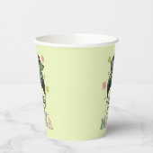 Lucky Mama - Messy Bun - Clover St. Patrick's Pappbecher (Links)