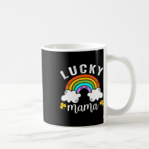 Lucky Mama Regenbogen St Patricks Day Grüne Stolz Kaffeetasse