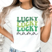 Lucky Mama Retro St. Patrick's Day T-Shirt