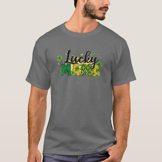 LUCKY MAMA ST. PATRICK's DAY MAMA T-Shirt (Vorderseite)