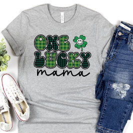 Lucky Mama St Patrick's Day Shirt, Geschenk für Ma T-Shirt