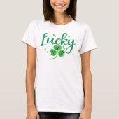 Lucky Mama, St. Patrick's Day T-Shirt (Vorderseite)