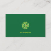 Lucky Man | Goldklemme Visitenkarte (Rückseite)