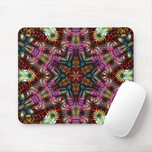 Lucky Mandala Star Mousepad (Mit Mouse)