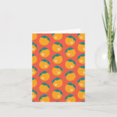 Lucky Mandarin - Orange Blank Karte (Vorderseite)