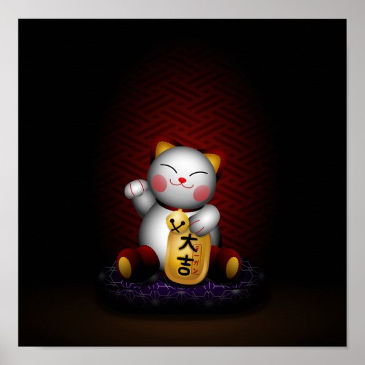 Lucky Maneki Neko Poster (Vorne)