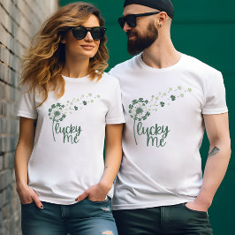 "Lucky Me" Dandelion & Clover St. Patrick's Men T-Shirt