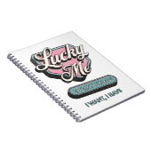 Lucky Me – Positive Energy Notebook Notizblock (Rechte Seite)