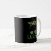 Lucky Mema Großmutter St Patrick S Day Mema Grand Kaffeetasse (VorderseiteRechts)