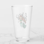 Lucky Mermaid Kleeblatt Redhead Irish Mermaids Glas (Rückseite)