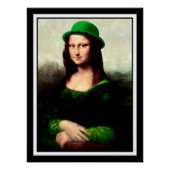 Lucky Mona Lisa St. Patrick's Day Poster (Vorderseite)
