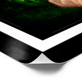 Lucky Mona Lisa St. Patrick's Day Poster (Ecke)