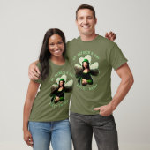 Lucky Mona Lisa St. Patrick's Day T-Shirt (Unisex)