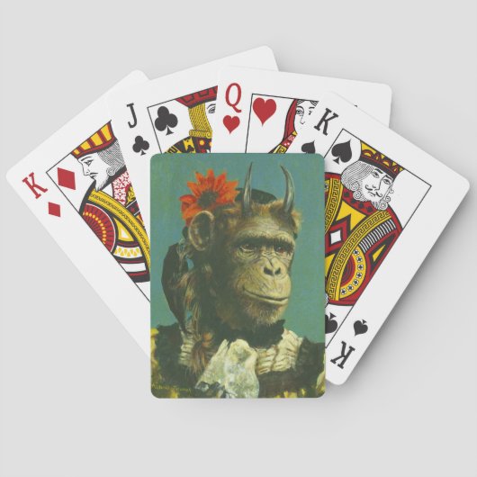 Lucky Monkey Demon Playing Cards Spielkarten (Rückseite)