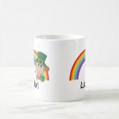 Lucky Monkey Leprechaun Kaffeetasse (Mittel)