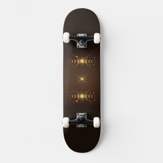 Lucky Moon Skateboard (Vorderseite)