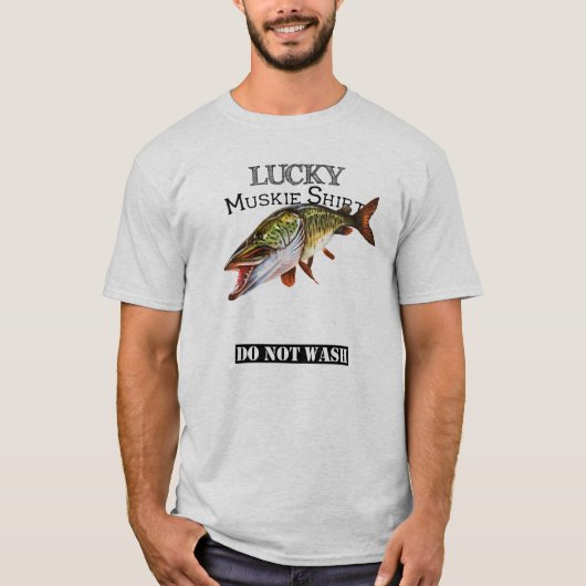 Lucky Muskie Shirt nicht waschen (Vorderseite)