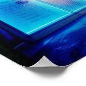 Lucky Nails - Cool Blue in the Night Poster (Ecke)