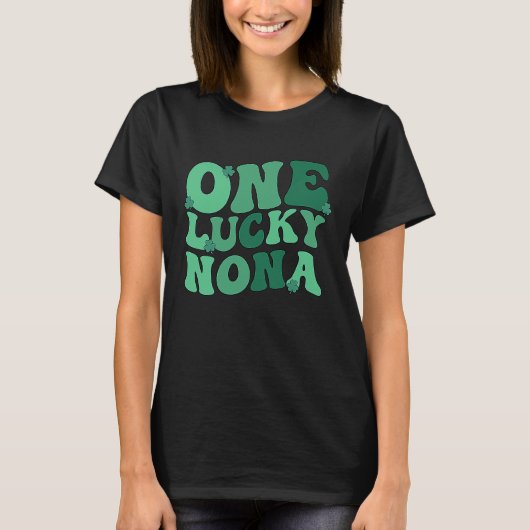 Lucky Nona Grandmother St Patrick's Day Nona Grand T-Shirt (Vorderseite)