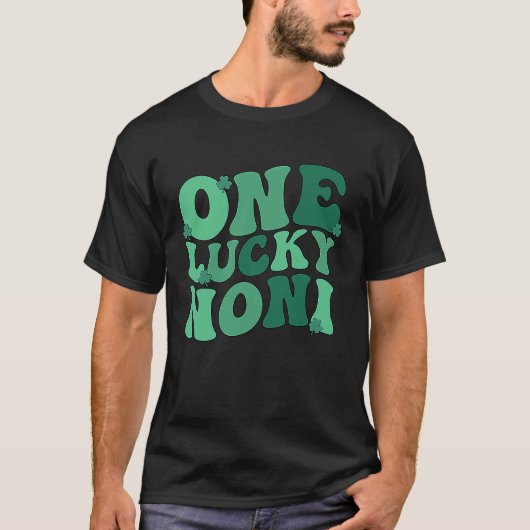 Lucky Noni Großmutter St Patrick's Day Noni Grand T-Shirt (Vorderseite)