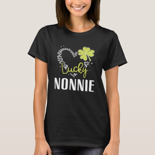 Lucky Nonnie St Patricks Day womens T-Shirt (Vorderseite)