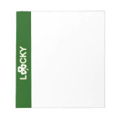 Lucky Notizblock (Vorderseite)