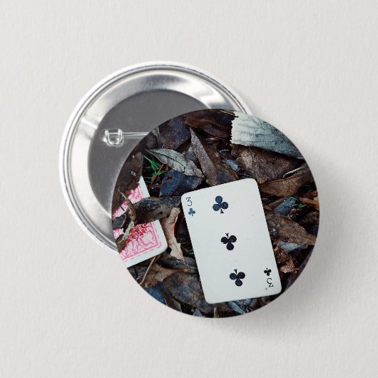 "Lucky Number 3" Button (Vorne & Hinten)