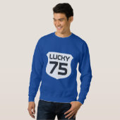 Lucky-Number-Pullover für viel Glück Men-Bekleidun Sweatshirt (Vorne ganz)
