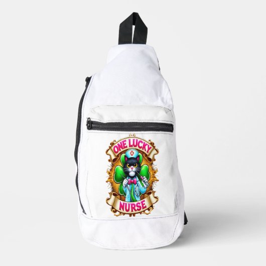 Lucky Nurse Cat Crossbody Bag (Vorderseite)