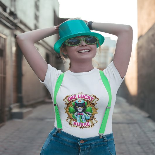 Lucky Nurse Cat T-Shirt